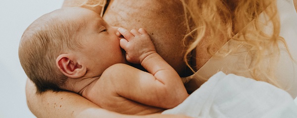 Woman breastfeeding