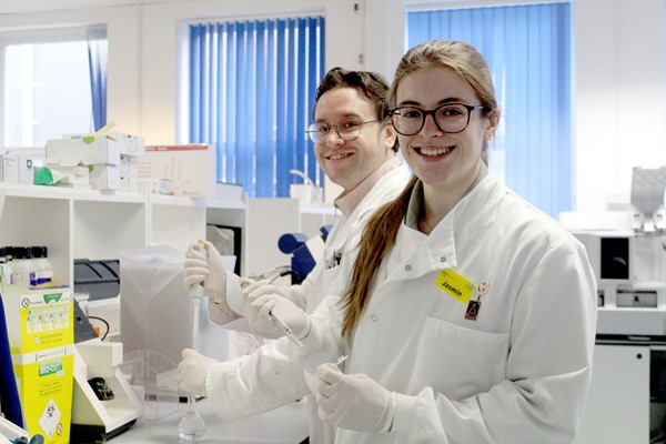 Hereford County Hospital lab staff photo 