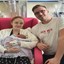 Christmas delight: Rory Williams is pictured with proud mum and dad Hannah Bates and Adam Williams