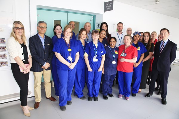 Surgical hub team receiving accreditation at the hub unit Surgical hub team receiving accreditation at the hub unit
