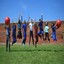 Jumping for joy - the team of Junior Doctors at Hereford County Hospital limbering up for their “Beyond Me” challenge to raise funds for St Augustine’s Hospital in Muheza, Tanzania.